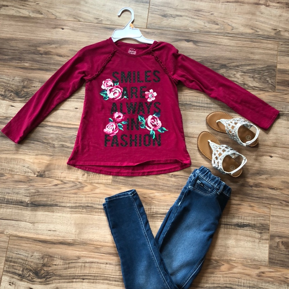 Faded glory long sleeve T shirt